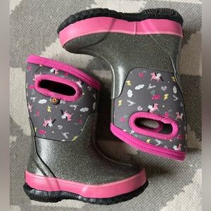Bogs Unicorn cold weather waterproof rain boots size 7